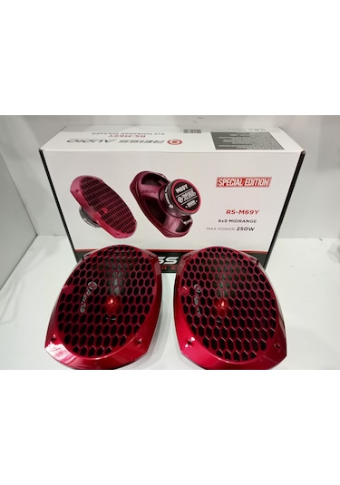 Reiss Oval Midrange Hoparlör - 250w 100RMS Reiss Kayık Midrange