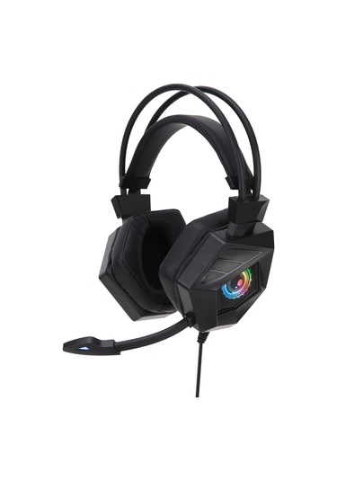 Shineyee G15mv Kablolu Oyun Kulaklığı - Dış Mikrofon, Rgb Işık Efekti, Hızlı Ses Kontrol, Usb+3.5mm Bağlantı, Siyah