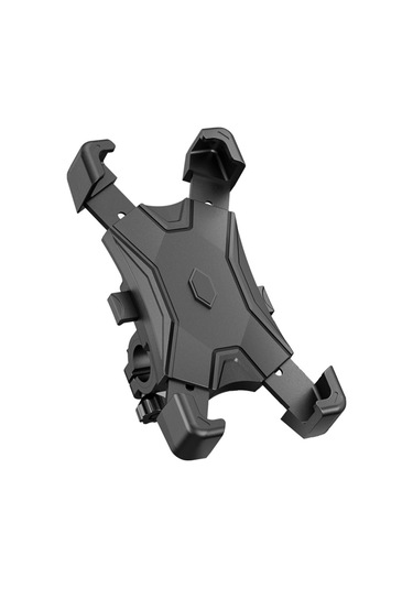 Shineyee Bisiklet Telefon Tutucu, Direksiyon Tipi, Abs Malzeme, 6.5 İnç'e Kadar Telefonlar İçin, Siyah Renk Siyah