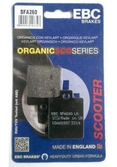 Piaggio Mp3 300 Ön Fren Balatası Ebc Sfa260 Balata