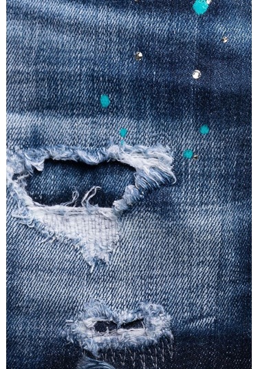 Dsquared2 Erkek Kot Pantolon S71LB1102 S30342 470 LACİVERT Lacivert