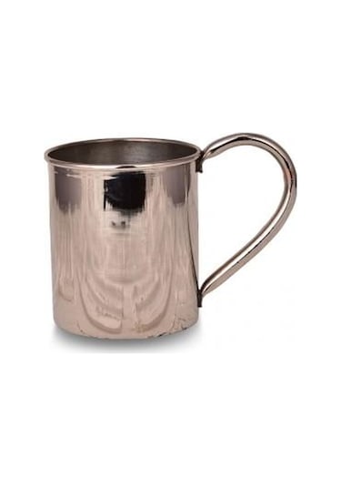 Turna Bakır Cup Bardak 2 No Düz 450 ML Nikel Turna0452-2
