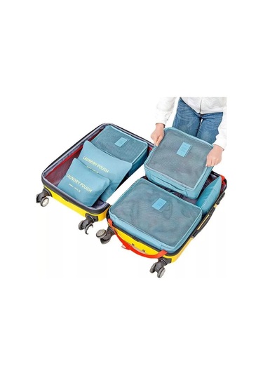 Lıtebag Valizdeki Eşya Ve Çarşafların Saklanması İçin Seyahat Düzenleyici 205353363 Açık Mavi