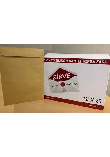 Torba Zarf 12x25 100 Gram formula Silikonlu 500 Adet