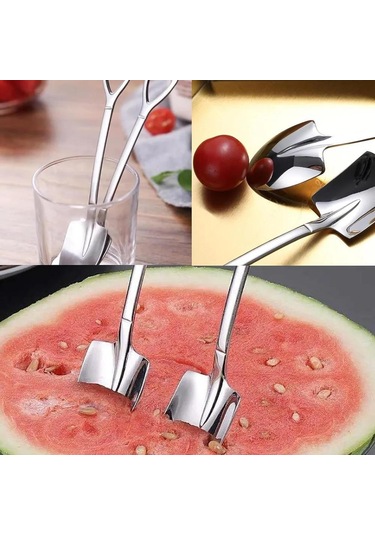 Honmex 12'li Paslanmaz Çelik Kahve Kaşığı Seti - Ergonomik Kuru Tutuş, Çok Amaçlı Kullanım, Ev Ofis Restoran İçin Gümüş