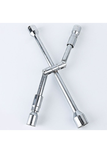 Sones 350mm Katlanır Çapraz Kol Araba Lastiği Anahtarı, Özellikler: 17/19/21/23mm