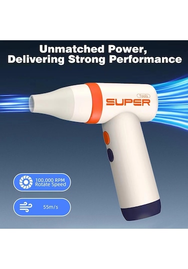 Inovaxis Mini Turbo Jet Fan Üfleyici Bahçe Mangal Araba Kurulama