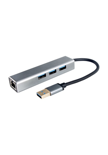 Vcom Dh312A Usb 3.0 To Usb3.0 3 Rj45 Çoklayıcı