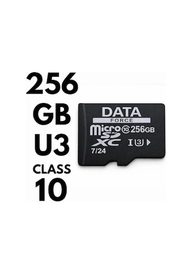 Dataforce 256gb U3 Hafıza Kartı 7/24