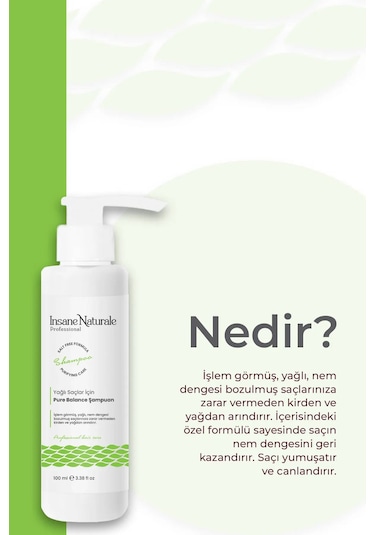 Yağlı Saçlar Için Pure Balance Şampuan 100 Ml