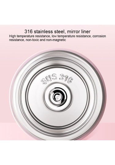 Fanjane Hatırlatıcı İçme Akıllı Termos Kupası White Pembe