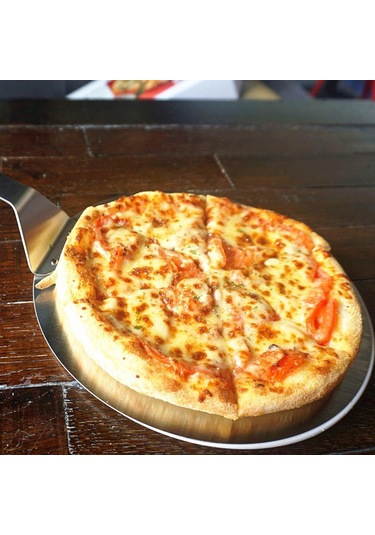 Homyl Paslanmaz Çelik Pizza Kabuğu Fırın Kürek Spatula Gümüş GÜmüş