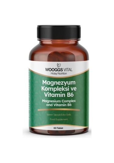 Wooggs Vıtal Magnezyum Kompleksı Ve Vıtamın B6 Iteg 60 Tablet