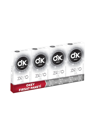 Okey Zero XL Prezervatif 4 x 10'lu