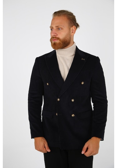 Brango 30152 Erkek Blazer Ceket Lacivert