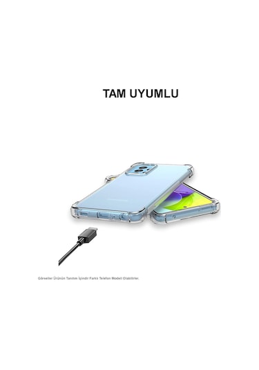 Xiaomi Pocophone F1 Kapak Silikon Antishock Köşe Korumalı Airbag Şeffaf Kılıf