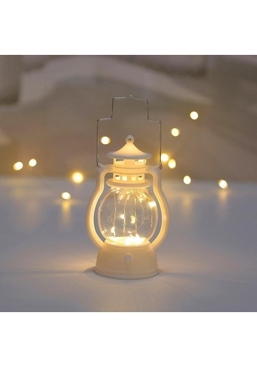 Suntek Ev Beyaz Için Dekoratif Kandil Noel Led Fener Lambası Diğer