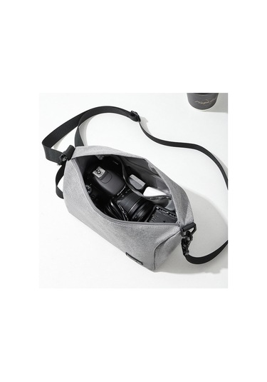Baona Bn-h012 Çok Fonksiyonlu Dış Mekan Crossbody Dijital Kamera Çantası Lens Koruma Çantası Gri Diğer