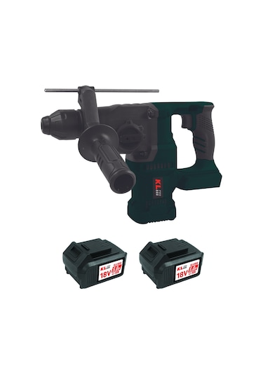 Klpro Klpm18bh-50 18V/5.0Ah. 2.8j Kömürsüz Çift Akülü Pnömatik Matkap Kırıcı/Delici