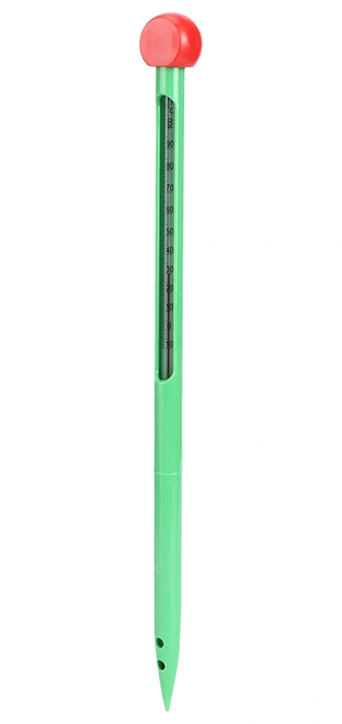 Hangfox Toprak Sıcaklığı Ölçer, Cam Çubuklu, Batırmalı, -10 C/+110 C Aralığı, Bahçe/çiftlik İçin, Pil Gereksiz, Hassas Okuma