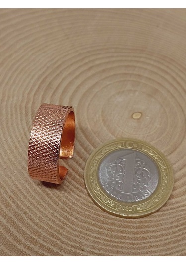 Bakır Yüzük Ayarlanabilir 52756 Bakır