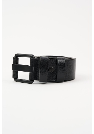 Erkek Siyah Deri Kemer 112546 Siyah