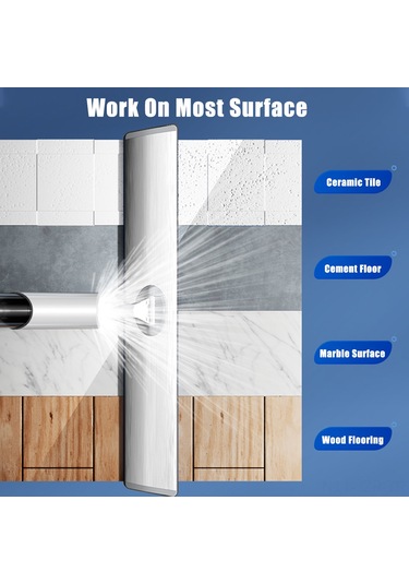 Geeroyoo 360 Derece Dönebilen Mikrofiber Yer Temizleme Süpürgesi - 270ml Şişeli, 2 Yıkanabilir Pedli, Parke Ve Fayans İçin