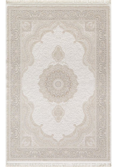 Artemis Halı Palace 5202C Kemik Klasik Desen Makine Halısı