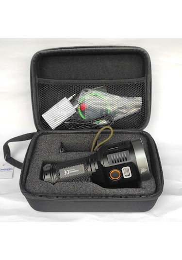 Powerdex Pd-12000 Profesyonel Avcı El Feneri 40w 4000 Lümen Siyah