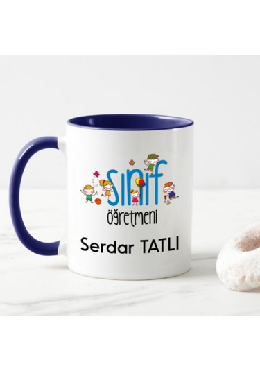 Kişiye Özel Erkek Sınıf Öğretmeni Kupa Bardak Ha10