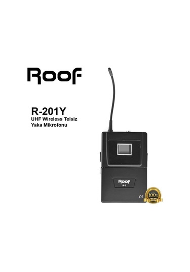 Roof R-201y Uhf Wireless Telsiz Yaka Mikrofonu