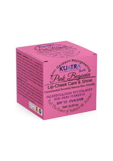 Kuatra Pink Begonia Nemlendirici Işıltı Veren Balm 7 ML
