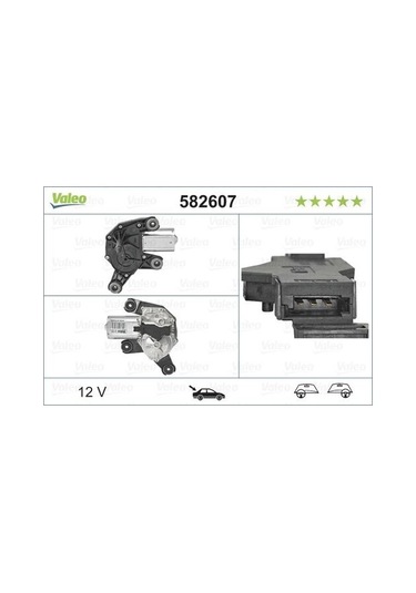 Valeo 582607 Silecek Motoru Arka Alfa Romeo Giulietta 04 10 50509441
