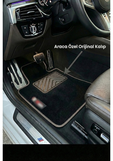 Bmw 3 Serisi E46 Compact 2001-2005 Advantage Oto Paspas Siyah Halı Siyah Kenar