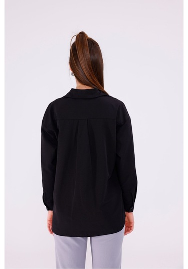 Kadın Trend Gömlek Siyah