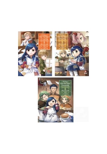 Kitap Kurdu'nun Yükselişi - 4 - 5 - 6 Bölüm Seti / Miya Kazuki