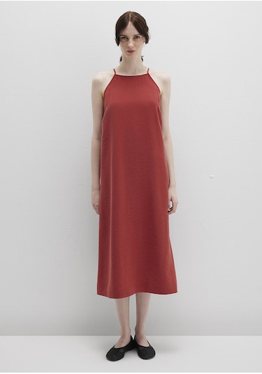 Mavi - Askılı Kırmızı Elbise 1310770-70450 Kırmızı