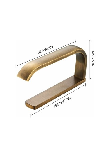 Novahub Antik Pirinç Kağıt Tutucu, Retro Bakır, Mutfak & Banyo Wc İçin, Dayanıklı, Kullanımı Kolay, Zarif Tasarım Diğer