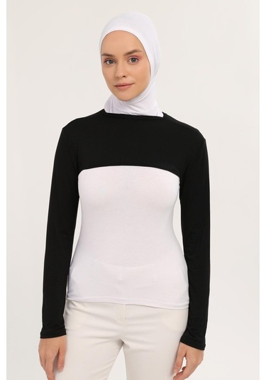 Sıfır Yakalı Boyunluklu Kolluk Siyah Çok Renkli