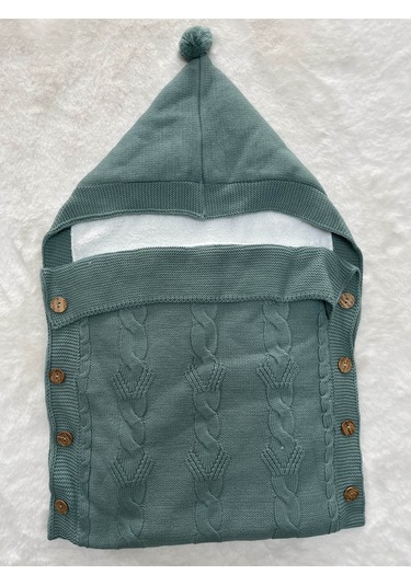 6718 Welsoflu 1'li Ponponlu Kundak Yeşil