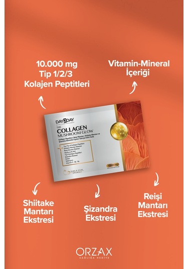 The Collagen Mushroom Glow 30 Saşe