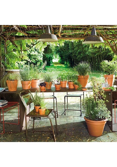 Cachepot Perfetto 13 Cm Toprak Saksı Terracota