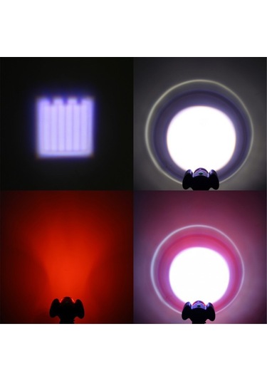 Xindoker Bisiklet Ön Lamba, Xml T6 Led, 4 Mod, Zoom Özelliği, Şarj Edilebilir, Ipx6 Su Geçirmez, Kask Ve Direksiyon Uyumlu, Kırmızı Kırmızı