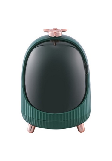 Ximistore9 Döner Çekmeceli Yeşil Orta Boy Makyaj Organizatörü Yeşil