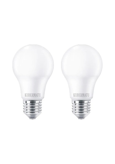 Led Value 9 Watt Beyaz Işık Avize Mum Abajur Lambader Ampulü 2'li Paket Led Ampul 1