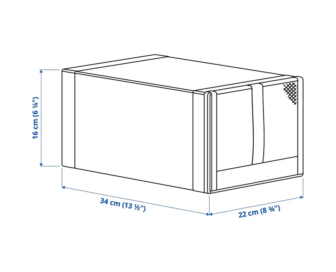 Ikea Ikea Skubb Ayakkabı Saklama Düzenleyici 369097342 Beyaz