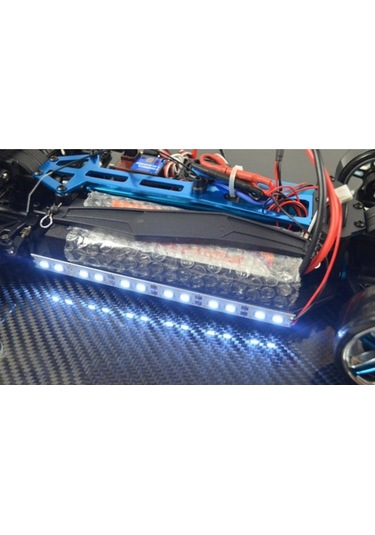 Agoodshop Rc Şasi Işık Dekoratif Led Şerit 6 V 1/10 1/8 Buggy Truck Dıy Accs Için Renk