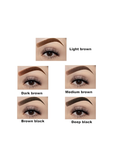 Teltree "10'lu Kalıplı Su Geçirmez Kaş Şablon Seti - Doğal Ve Simetrik Kaşlar İçin"