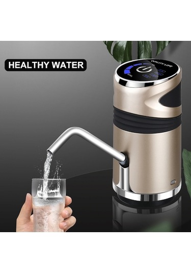 Otomatik Elektrikli Su Pompası Dağıtıcısı Galon Şişe İçme Anahtarı Usb Şarjlı İçme Suyu Pompası Ev Ofis İçin Diğer