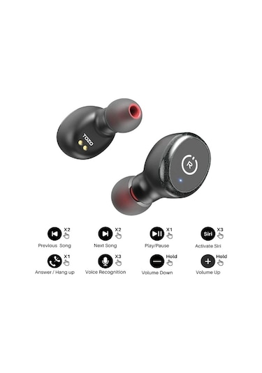 Tozo T10S IPX8 ENC TWS Bluetooth 5.3 Kablosuz Kulaklık